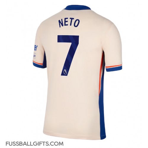 Chelsea Pedro Neto #7 Fußballbekleidung Auswärtstrikot 2024-25 Kurzarm